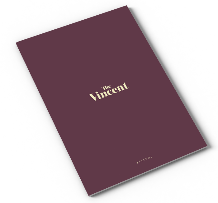 The Vincent Brochure cover mock up