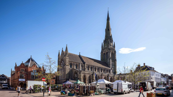 Things to do in the Midlands   Lichfield market streets