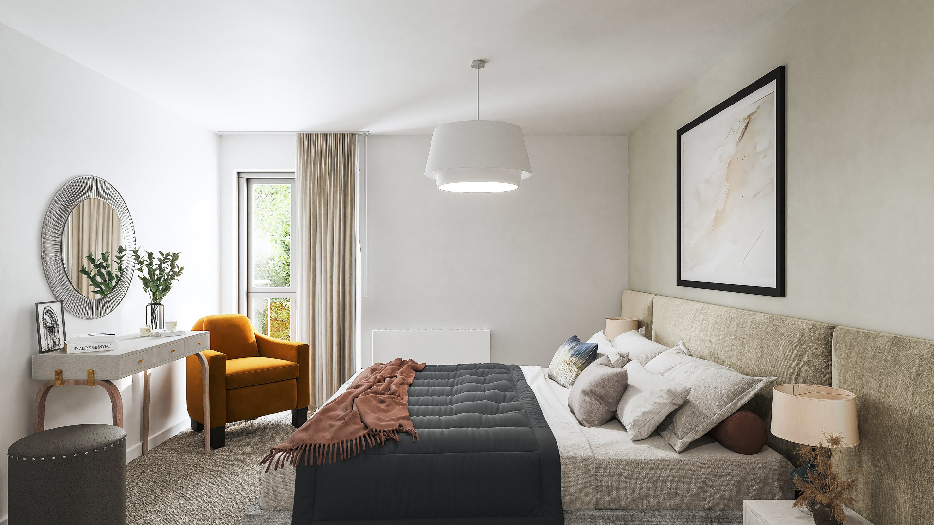1 Bedroom Bedroom min
