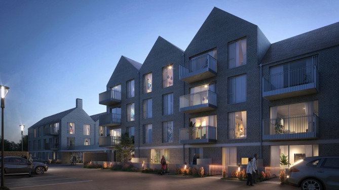 PCB West Facade Dusk v19