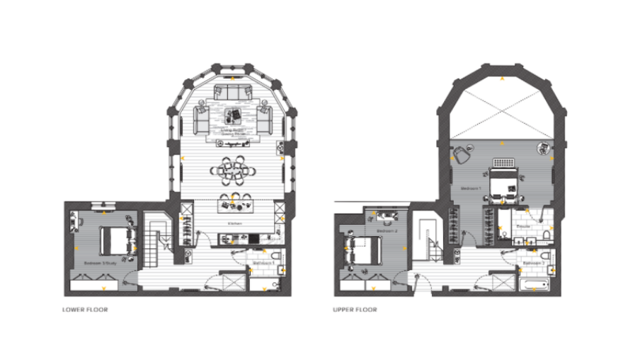 Apt 23 QVH floor plan