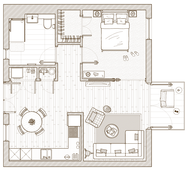 Apt 22 Steepleton Floorplan