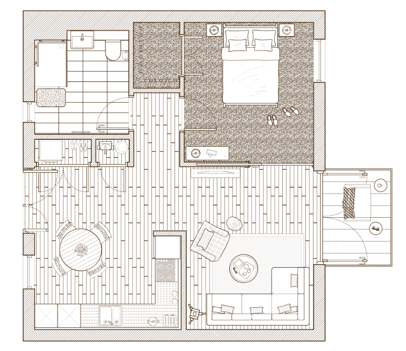 Apt 26 Steepleton Floorplan