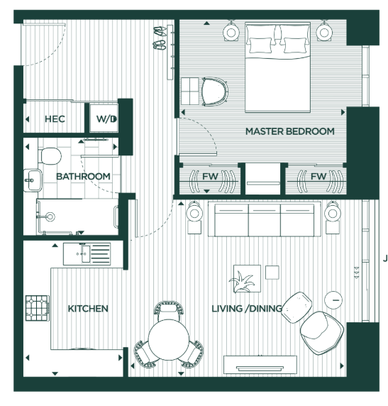 Apt 55 Floorplan