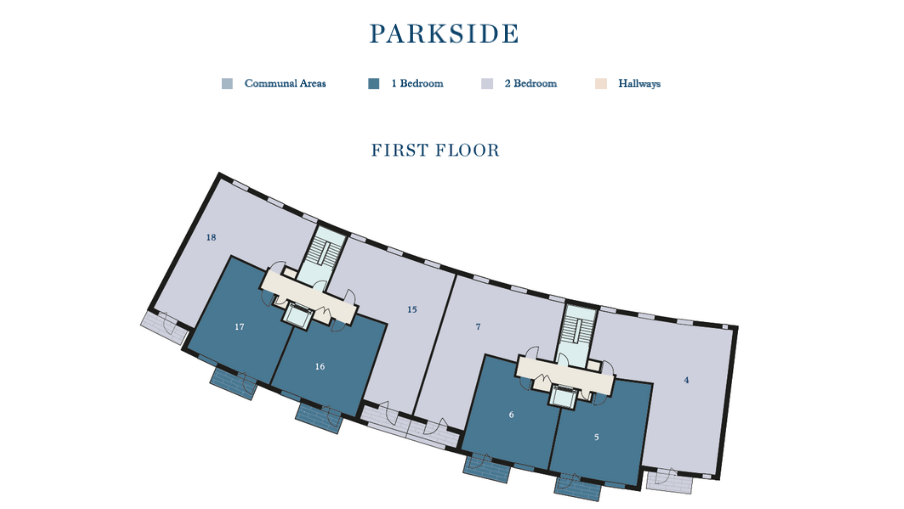 Bath Leat floorplate parkside first floor 1 v2