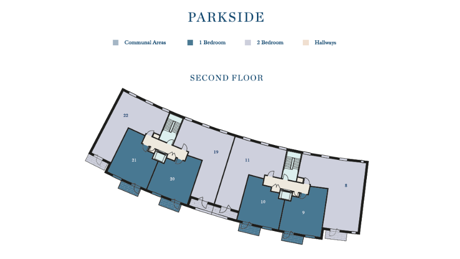 Bath Leat floorplate parkside second floor 1