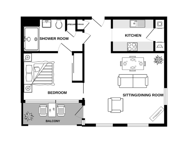 Belle Vue Apt 46 Floor Plan
