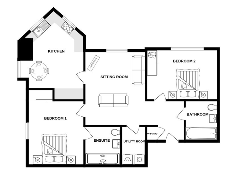 Carriages Apt 15 Floor Plan
