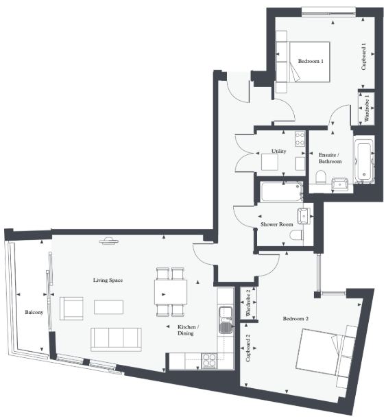 Latheram Apt 36 Floorplam
