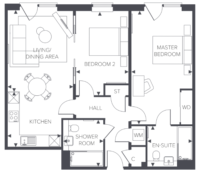 Lichfield Apt 39 Floorplan
