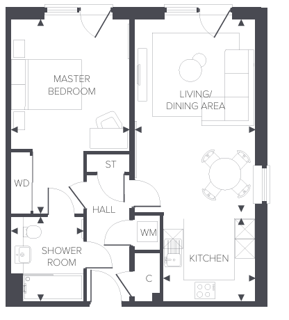 Lichfield Apt 40 Floorplan