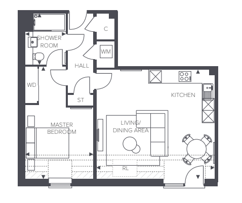 Lichfield Apt 63 Floorplan