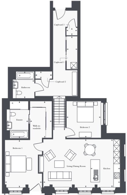 OBR Apt 20 floorplan