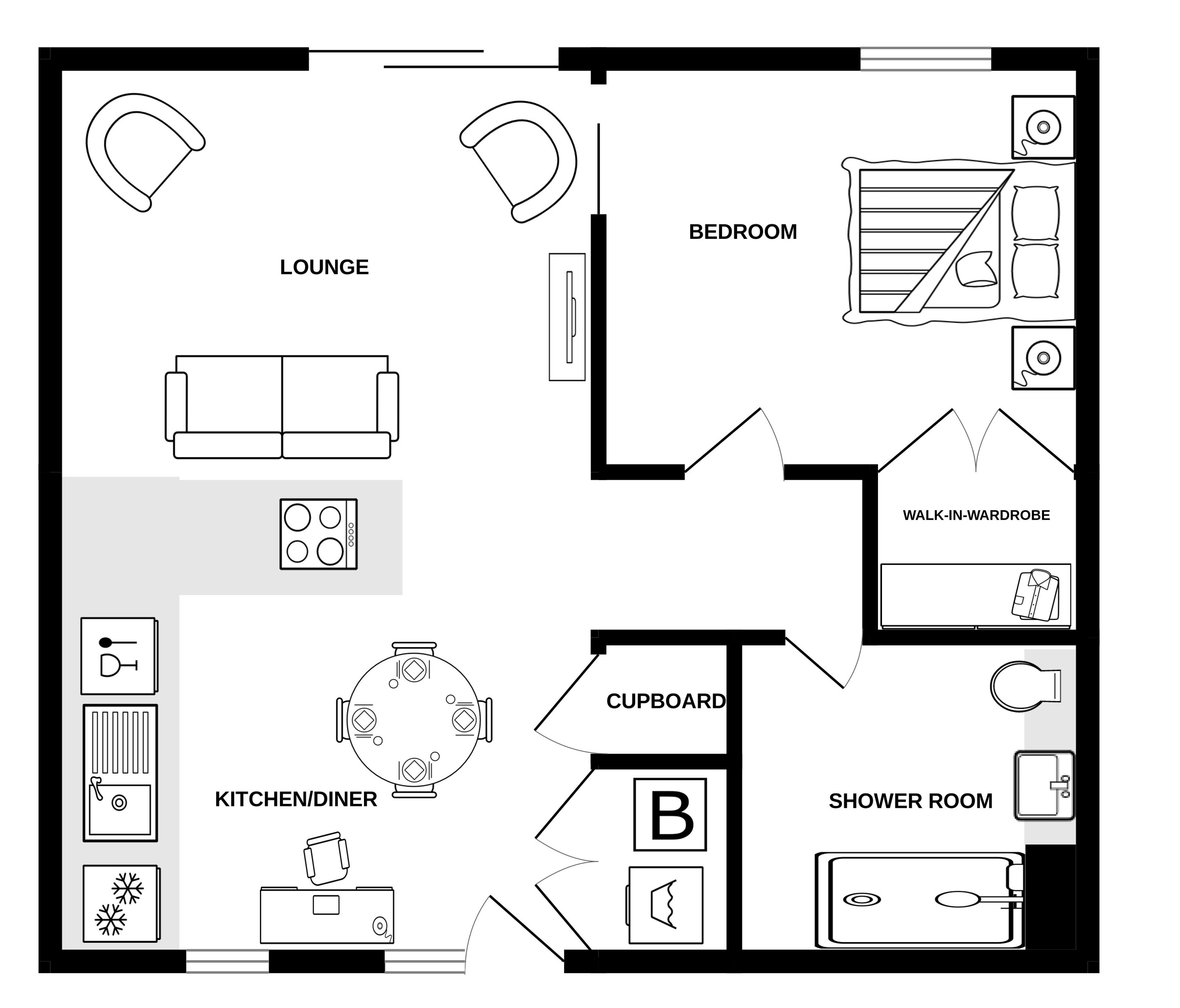 Plain floor plan no measurments 21SteepletonTetburyGL88FQ High (2)