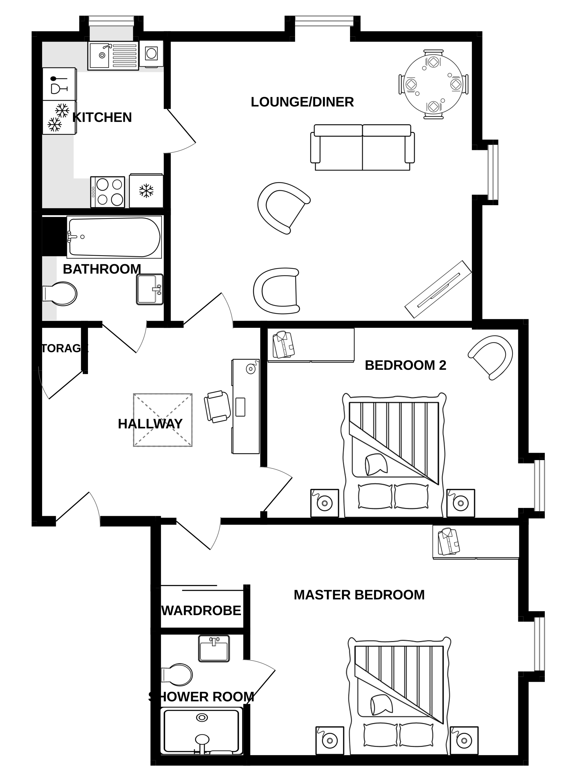 bank floor plan  floor 00Second Floor